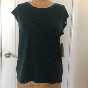 Gaiam Athena Cowl Yoga Top